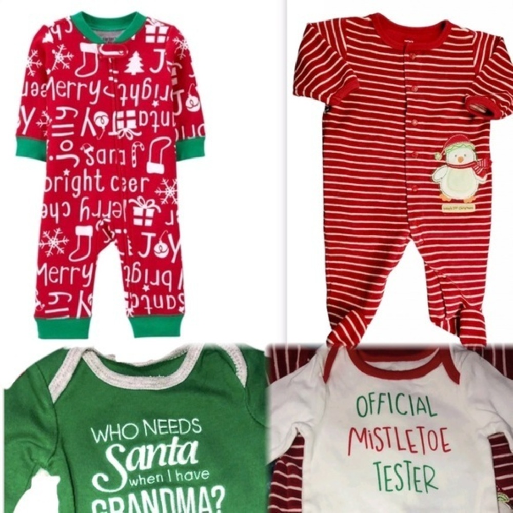 - Newborn Christmas Pajama Bundle (Newborn)